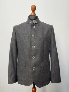 Tiroler Heimatwerk men's cashmere wool herringbone blazer jacket EU52 p2p 21,3 - Picture 1 of 11