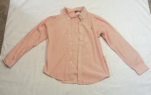 Polo Ralph Lauren orange weiß gestreiftes Button Down Hemd Herren Größe Small " - Bild 1 von 7