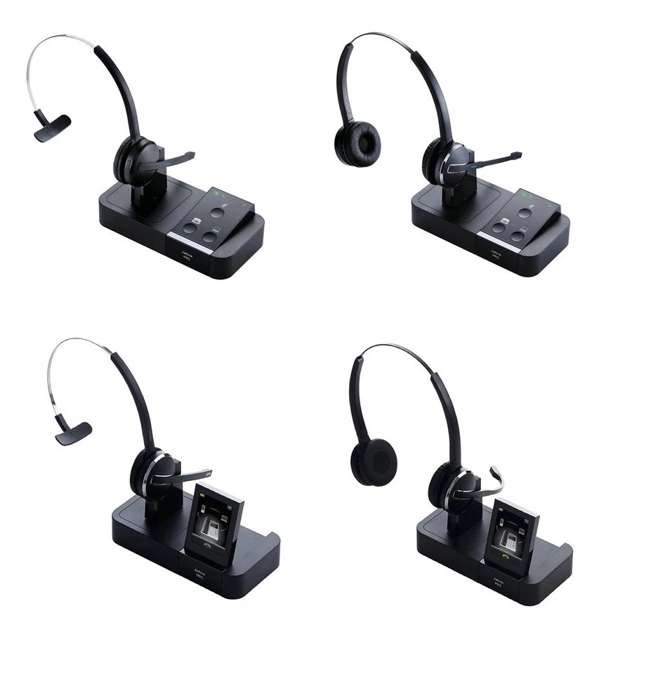 Jabra Pro 9450 9460 9465 9470 DECT Wireless Headset Mono /Stereo / Duo - Bild 1 von 1