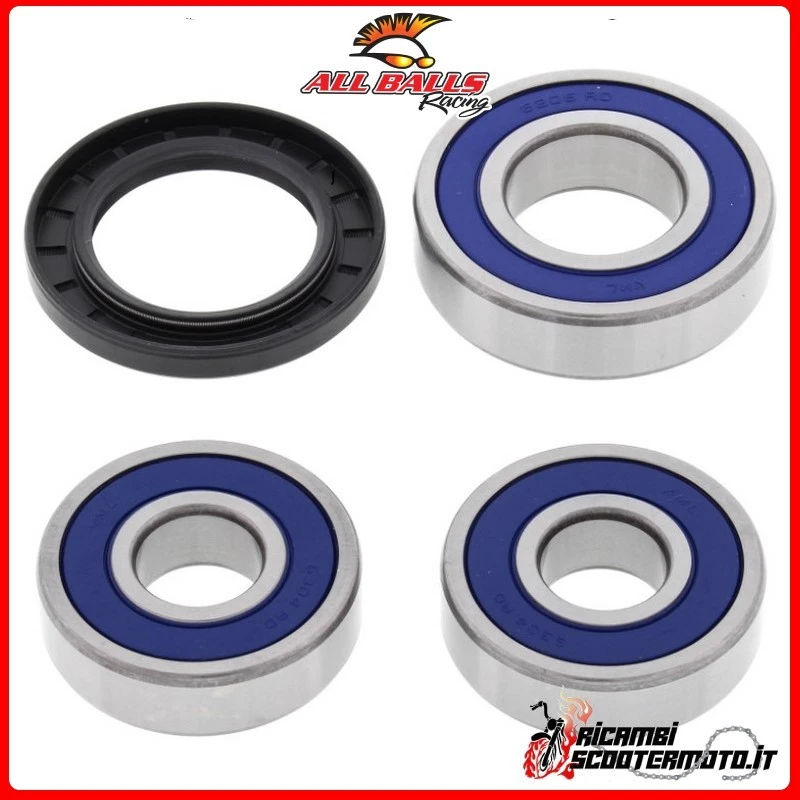 KIT CUSCINETTI RUOTA POSTERIORE ALL BALLS KAWASAKI KZ750G1LTD 1980 25-1287#20 Foto 1 de 1