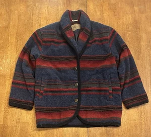 Chaqueta de lana de chal azteca Woolrich vintage para mujer mediana años 90 - Imagen 1 de 7