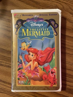 The Little Mermaid Disney Masterpiece Collection VHS 12731 Special Edition 1998 - Image 1 of 4