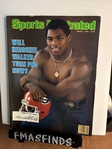 P4 1982 HERSCHEL WALKER GEORGIA March 1 Sports Illustrated - Picture 1 of 1