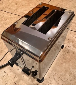 CLASSIC 1930'S TOASTMASTER  1BB5 COMMERCIAL GRADE CHROME TOASTER NICE WORKS - Picture 1 of 6