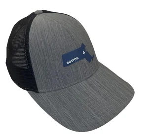 Sombrero de golf Swannies para hombre logotipo de Massachusetts béisbol Snapback azul gris NUEVO - Imagen 1 de 8