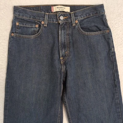 Vintage Levis 550 Jeans Mens 31x34 Relaxed Fit Blue Med Wash Denim USA Made '04 - Image 1 of 4