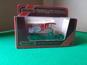MATCHBOX MODELS OF YESTERDAY Y- 25  1910  RENAULT  AG VAN   TUNNOCK  SCALE  1:38 - Picture 1 of 3