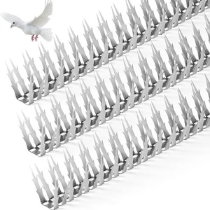 Bird Deterrent Spikes, Stainless Steel Bird Spikes, Bird Deterrents for Outsi... - Picture 1 of 7