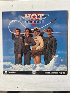 Hot Shots! (1991) Charlie Sheen Jim Abrahams LD Laserdisc Classic Comedy - Picture 1 of 2