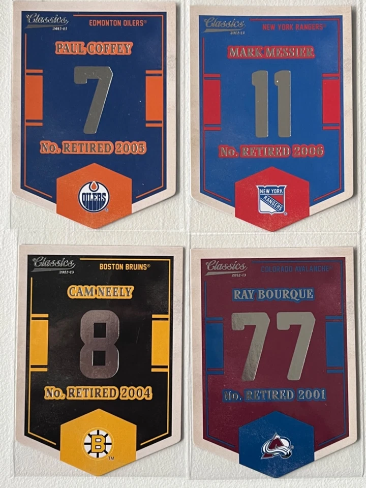 2012-13 Panini Classics Signatures Banner Numbers Pick From List !! - Image 1 of 1