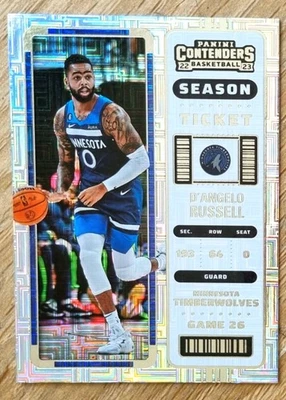 2022-23 Contenders Season Ticket Infinite #92 D'Angelo Russell - Timberwolves - image 1 of 2