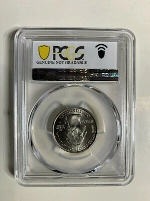 PCGS GENUINE 2000-P MARYLAND STATE QUARTER 25C rare coin UNC DETAIL DAMAGE  - Image 1 of 2