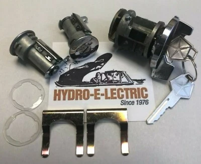 NEW 1972-1989 Dodge Truck Ignition & Door Lock Set with Chrysler Pentastar keys - Image 1 of 3