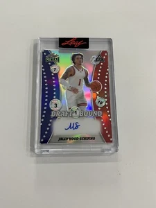 2023 LEAF METAL CARD RC AUTO DRAFT BOND JALEN HOOD-SCHIFINO /57 - Bild 1 von 2