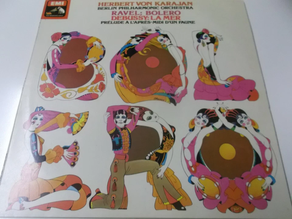 70783 - RAVEL BOLERO & DEBUSSY LA MER (KARAJAN) - 1978 EMI QUADRAPHONIC VINYL LP - Bild 1 von 3