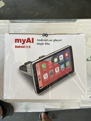 AUTORADIO ANDROID 10 POLLICI STEREO AUTO 1 DIN 2GB RAM WIFI SCHERMO ESTRAIBILE - Immagine 1 di 4