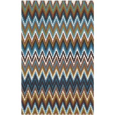 SAFAVIEH Cedar Brook CDR145D Handmade Blue / Multi Rug - Image 1 of 3