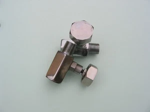 Lowrider Hydraulics 3/8" hembra a macho kit de desaceleración, cromo, paquete de 2 - Imagen 1 de 1