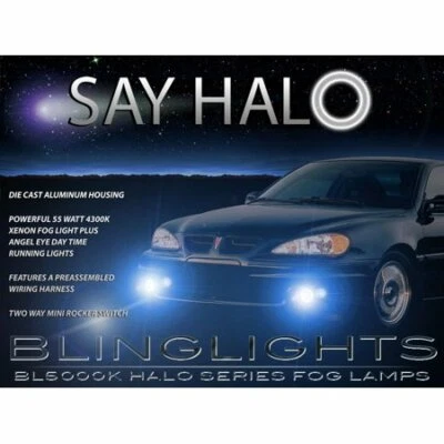 Luces antiniebla LED halo Pontiac Grand Am 1999 2000 2001 2002 2003 2004 2005 Foto 1 de 4