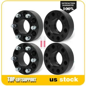 4x 2 inch 6x135 Wheel Spacers Hubcentric 14x1.5 For Ford F150 Expedition 2015-25 - Picture 1 of 9