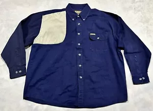 Vintage Remington Shooters Recoil Pad Long Sleeve Button Front Shirt Mens XL - Picture 1 of 8