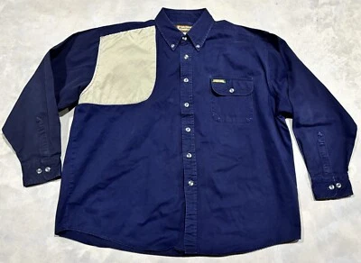Vintage Remington Shooters Recoil Pad Long Sleeve Button Front Shirt Mens XL - Image 1 of 4