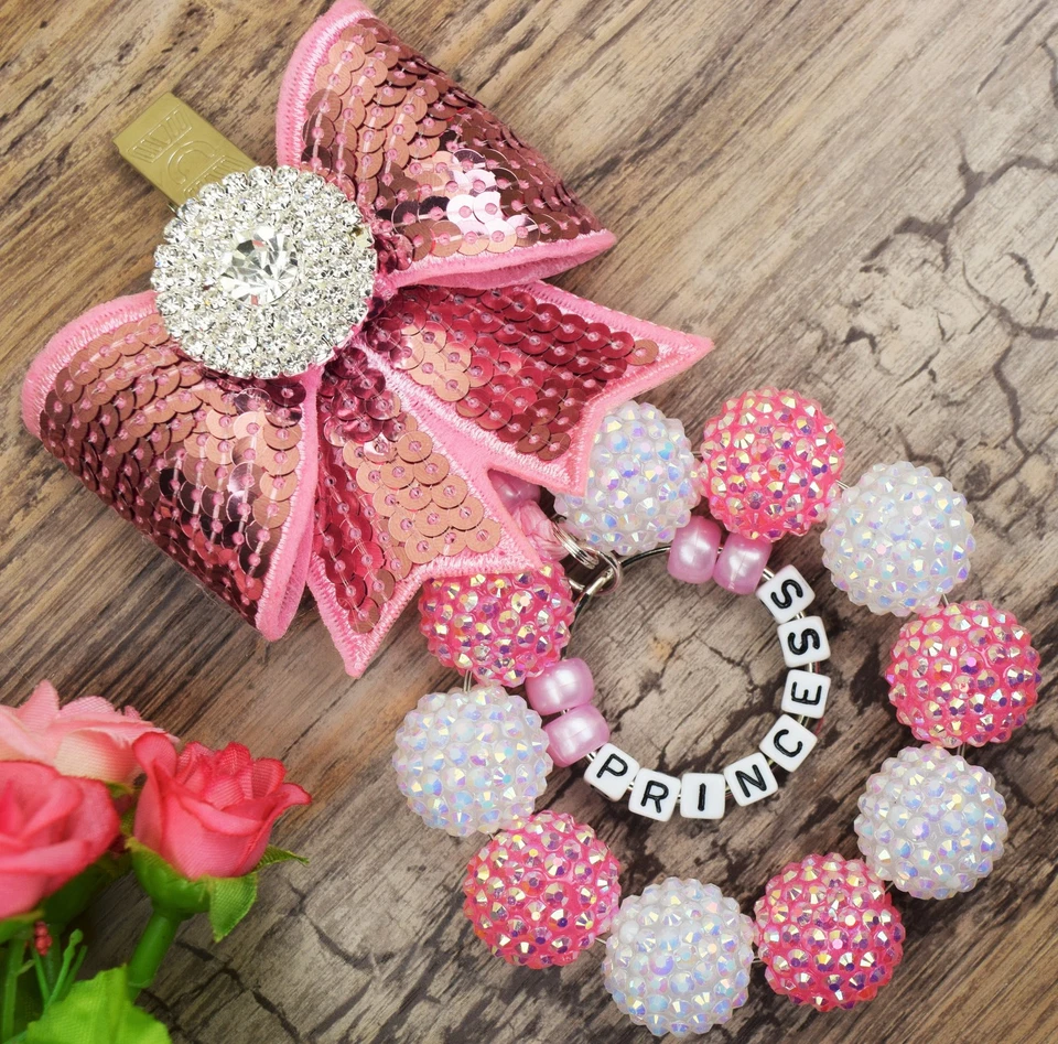 Personalisiert atemberaubender Kinderwagen Charm in Baby rosa Baby Jungen Mädchen