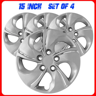 15" Wheel Covers For 2006-2015 Honda Civic 15'' 4PCS Hubcaps Wheel Rims Cover  - Image 1 of 4