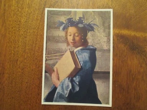 Postal artística Vermeer van Delft 1632 1675 detalle tamaño continental - Imagen 1 de 2