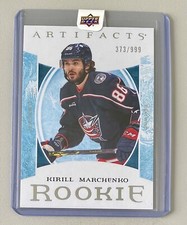 2022-23 Upper Deck Redemption Artifacts Kirill Marchenko Rookie RC /999 Columbus