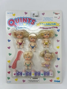 Vintage NEU Tyco QUINTS 5 kleines Baby #66117 Neu in Verpackung OVP Box blond - Bild 1 von 4