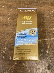 Professional Liquicolor Permanent Hair Color 34D- Medium Ultra Cool Blonde- 2 oz - Picture 1 of 3