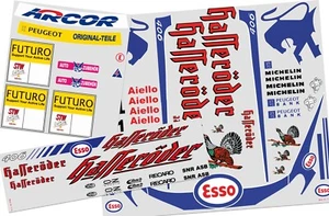 FG Team-Dekorbogen Peugeot 406 - 7175 - Team Decals - Bild 1 von 3