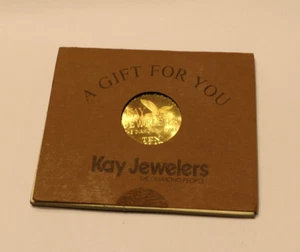 Kay Jewelers Diamond People Presentation Gift Coin $10.00 Brass 38.5mm Token - Picture 1 of 4