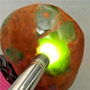 12.19 Lb Jadeite Boulder - rough raw Cut Natural Jade Specimen +stand  X32 - Picture 1 of 12