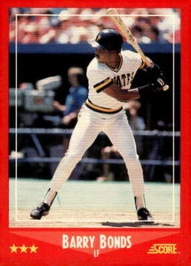 1988 Score #265 Barry Bonds - Picture 1 of 2