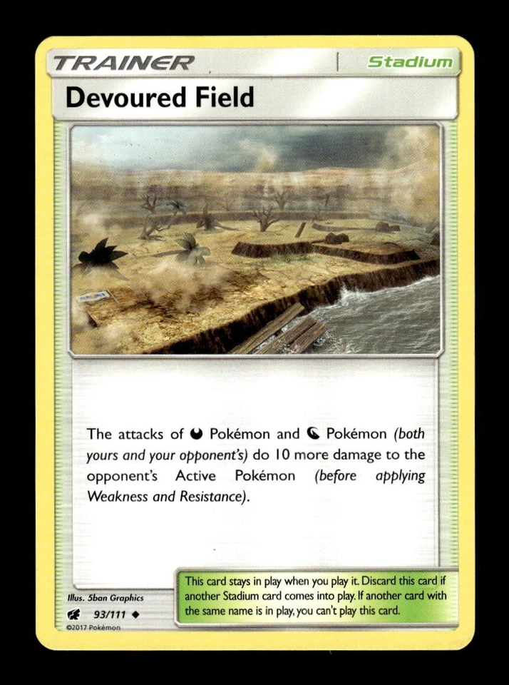 Pokemon Crimson Invasion Devoured Field 93/111 - Image 1 of 1