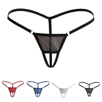 Männer Dessous T-Back Tangas Unterhose Low Rise G-String Slips Bikini Slip - Bild 1 von 4