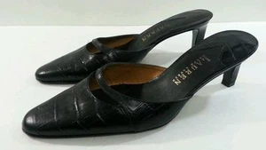 Lauren Ralph Lauren Black Slip On Mules - Size 7B - Picture 1 of 7