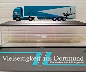 Herpa 1:87 H0 Truck Mercedes Benz SK 1853 Semi-Truck Branch Dortmund Original Packaging - Picture 1 of 21