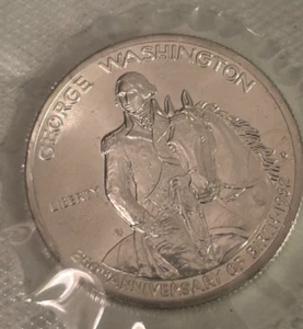 1982 D George Washington mezzo dollaro 250° anniversario argento non circolato metà - Foto 1 di 2