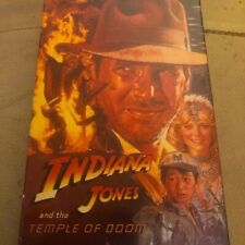 Indiana Jones and the Temple of Doom - VHS 1986 - Very Good Condition
