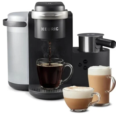 NIB Keurig K-Cafe Single Serve K-Cup Pod Coffee Latte Maker, Dark Charcoal - Image 1 of 4