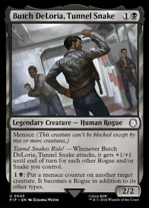 1x - Butch DeLoria, Tunnel Snake - Universes Beyond: Fallout - UC NM MTG - Picture 1 of 1