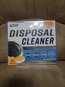 Active Garbage Disposal Cleaner Deodorizer Tablets 24 Tablets Citrus Scent - Picture 1 of 2