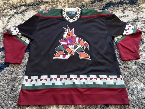 Vintage Starter Phoenix Coyotes Hockey Jersey 2XL XXL Sewn Kachina logo nice NHL Cover