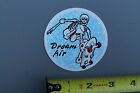 Dream Air Skeleton Bones 80S Neon Blue Punk Z74b Vintage Skateboarding Sticker