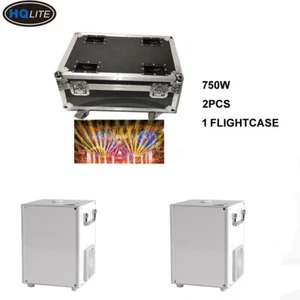 Cold Spark Machine 2pcs 750W With Flightcase For Wedding Birthday Party Stage Dj - Picture 1 of 7