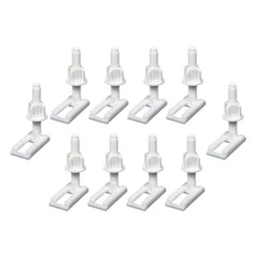 Toilet Seat Hinge Bolt Practical Multipurpose Lightweight Durable 10 Pieces - Picture 1 of 9