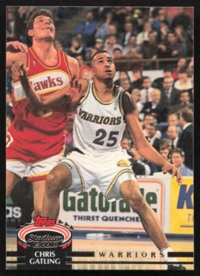 1992-93 Stadium Club Chris Gatling Golden State Warriors #74 - Image 1 of 2